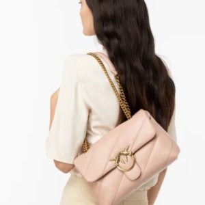 Borsa Classic Love Puff Maxi Quilt / Cipria